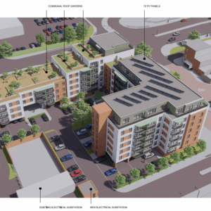 Hatfield aerial CGI